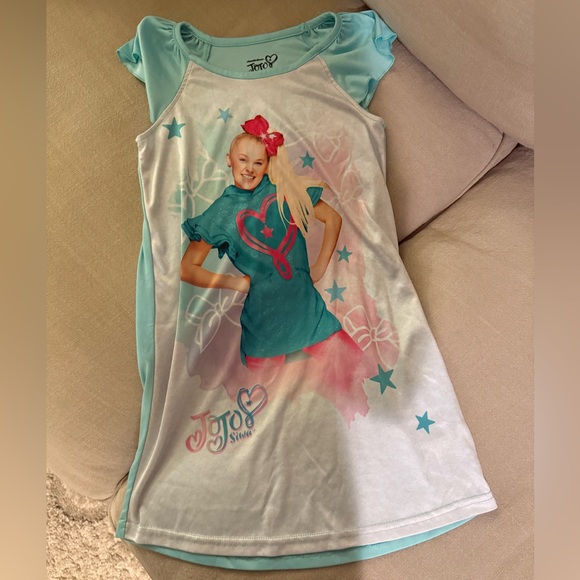 JoJo Siwa Aqua Blue Nightgown - Picture 1 of 2